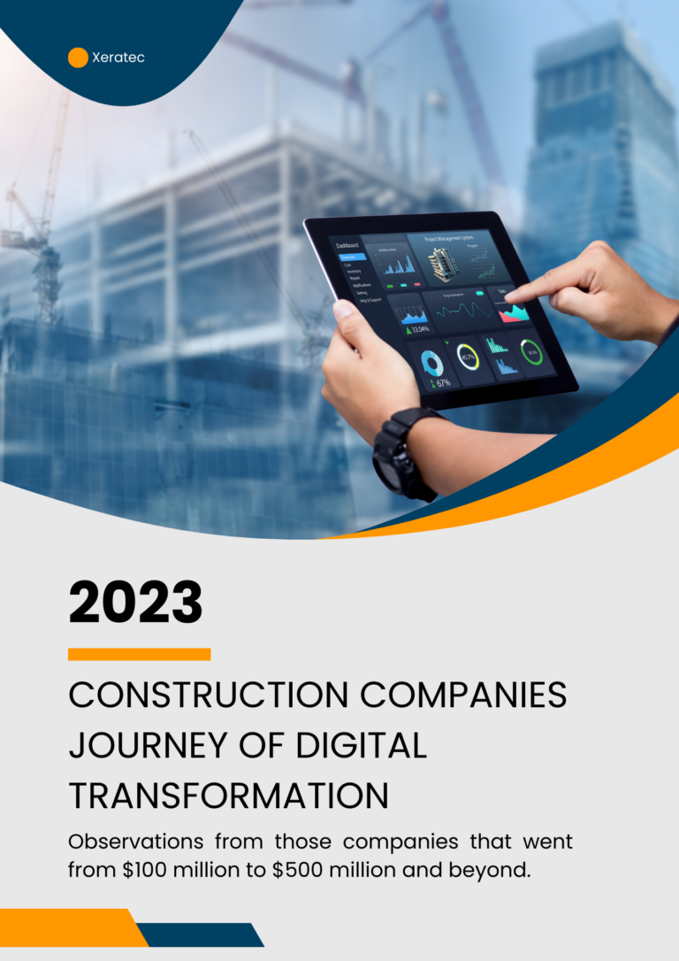 Cover of the e-book Construction Companies Journey of Digital Transformation