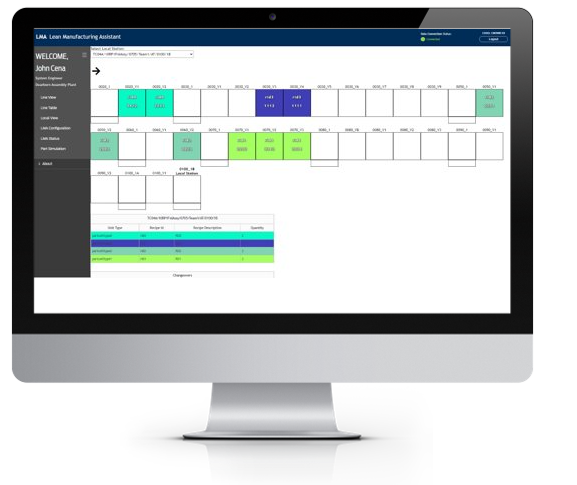 OEM: Enhancing Efficiency with the Lean Manufacturing Assistant — application screenshot
